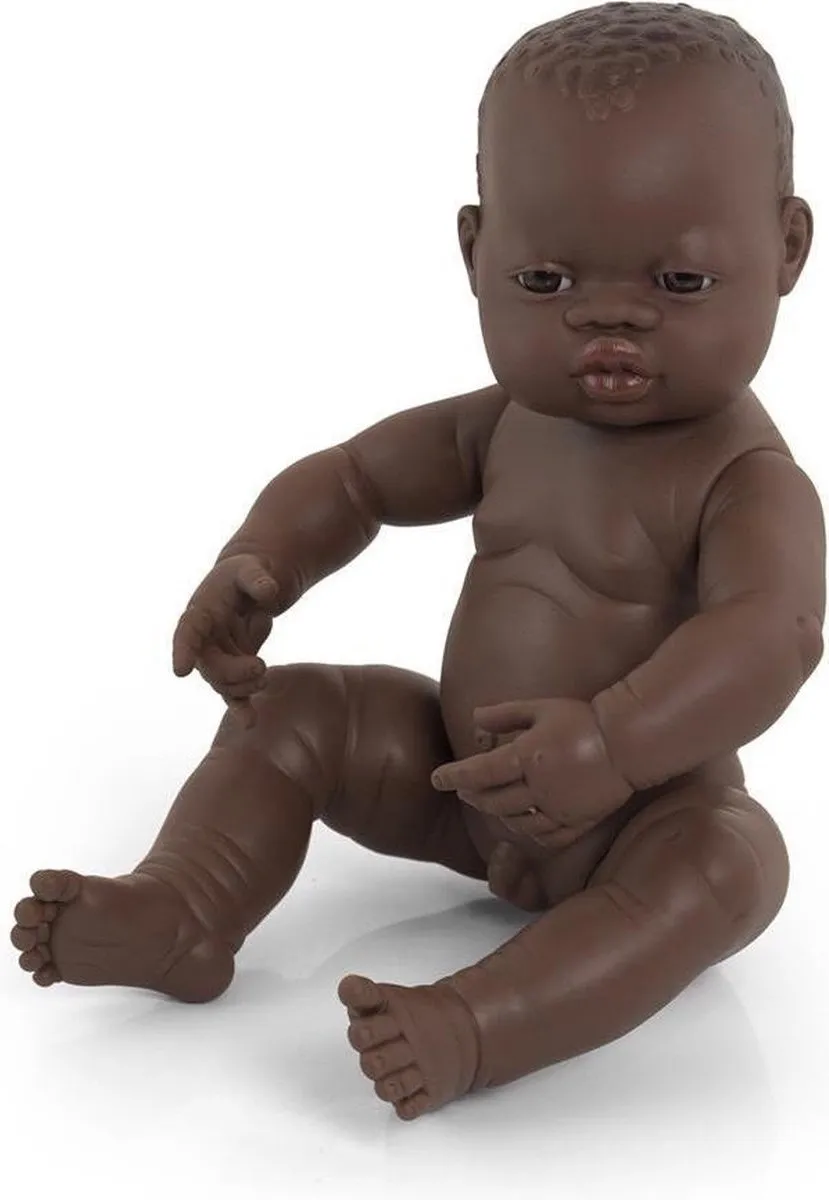 Miniland Babypop Afrikaans Boy 40cm - MPN 8231003