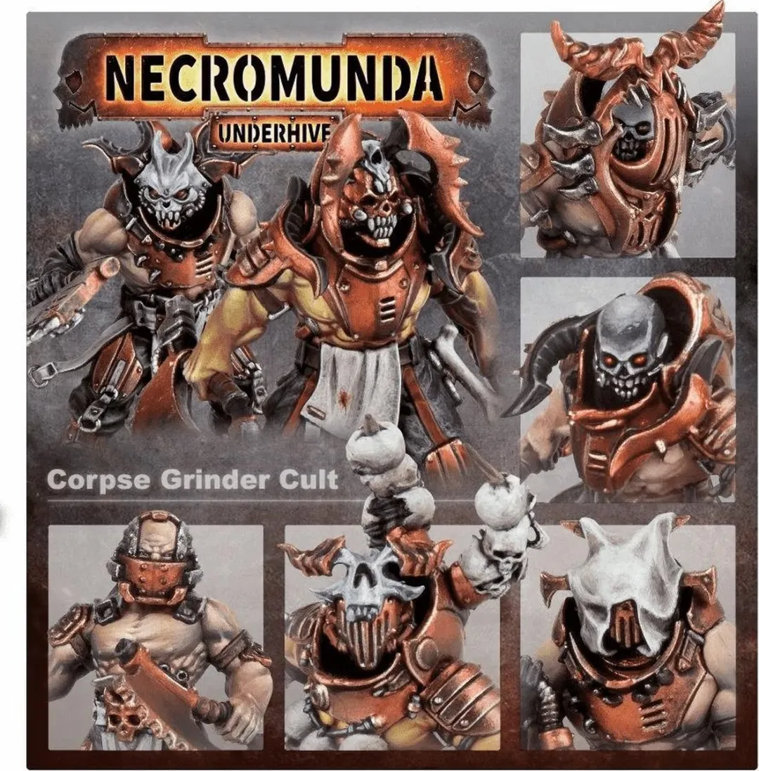 Games Workshop Necromunda Corpse Grinder Cult - 10 Onderdelen