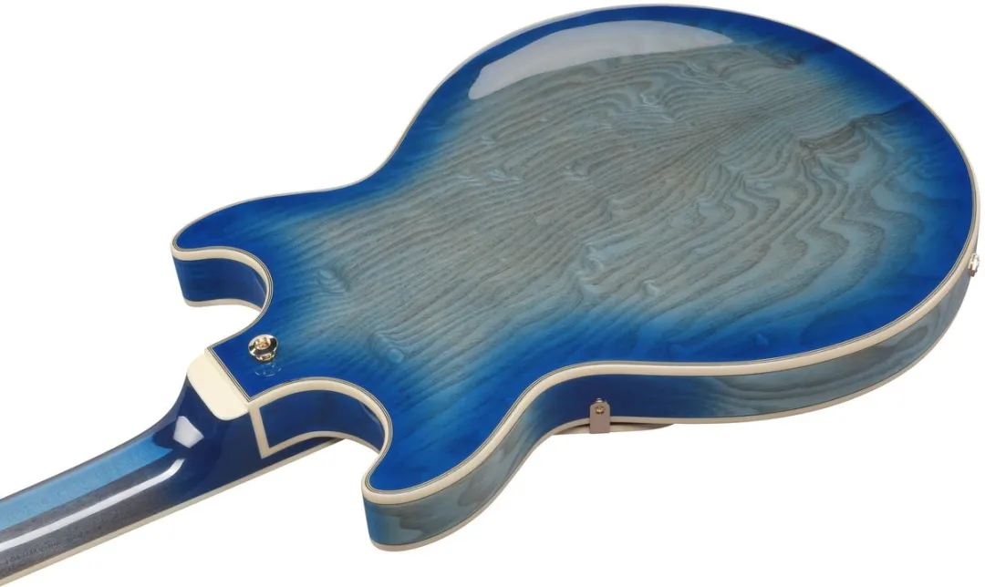 Ibanez Artcore AM93QA-JBB Jet Blue Burst - Elektrische gitaar