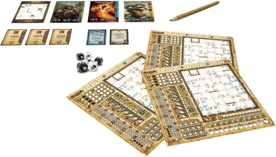 Geronimo Games Paper Dungeon Dobbelspel 01701 - 1-8 Spelers