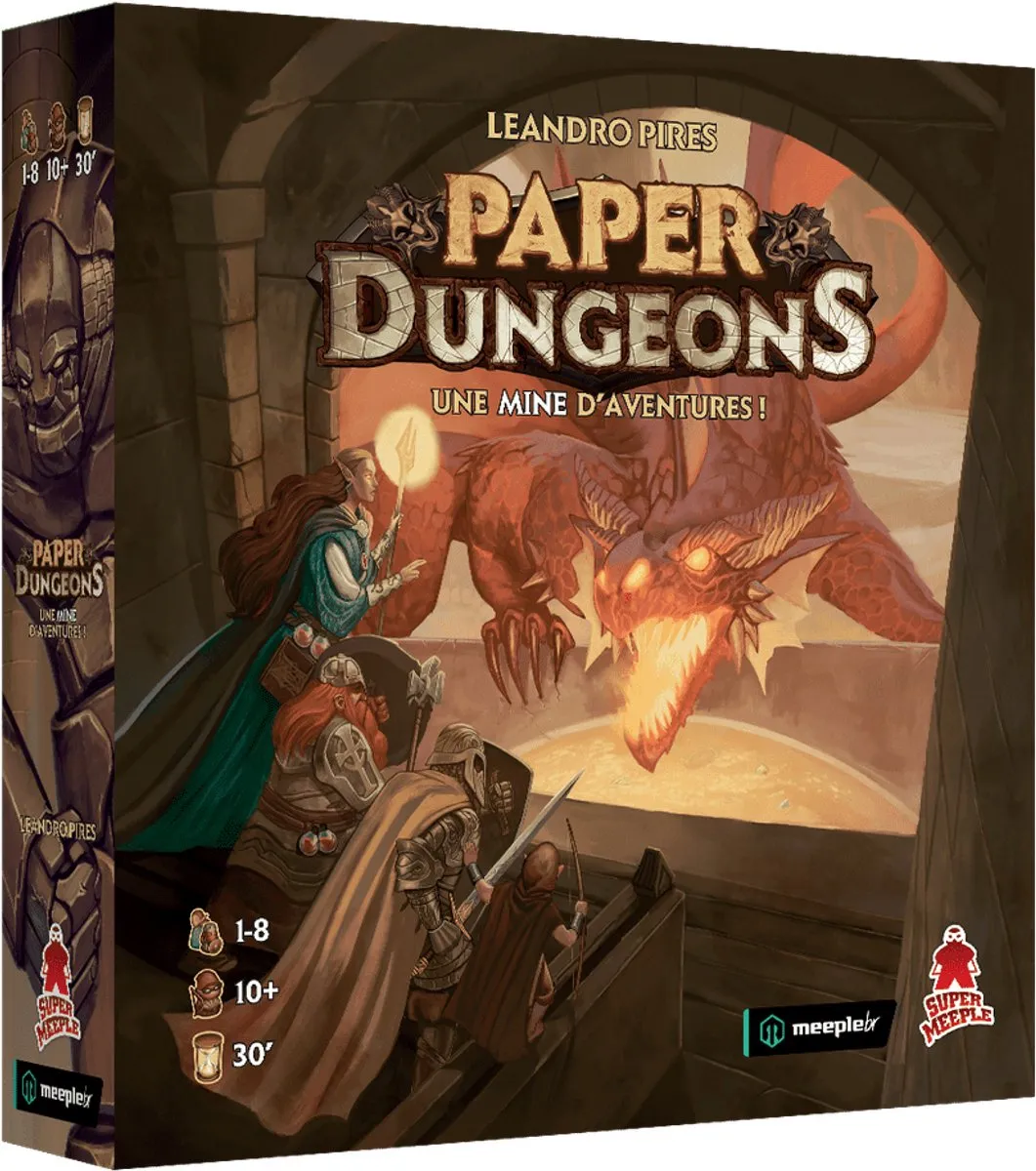 Geronimo Games Paper Dungeon Dobbelspel 01701 - 1-8 Spelers