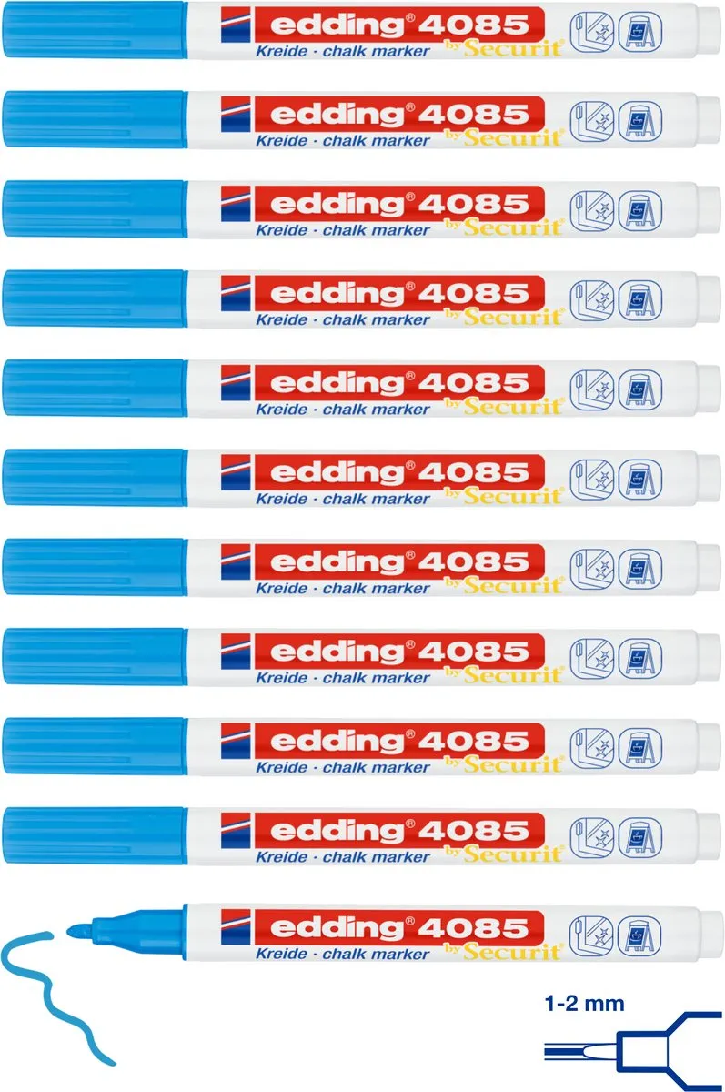 edding 4085 Krijtmarker Lichtblauw