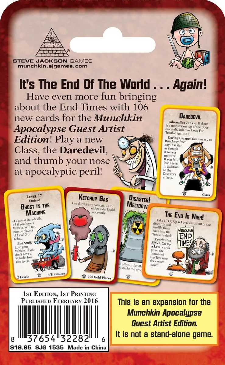 Steve Jackson Games Munchkin Apocalypse 2 Guest Artist Kaartspel - 3-6 Spelers