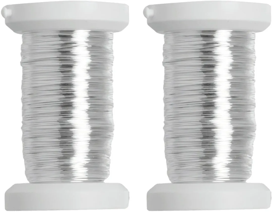 Glorex Hobby Binddraad Metallic Zilver 40m