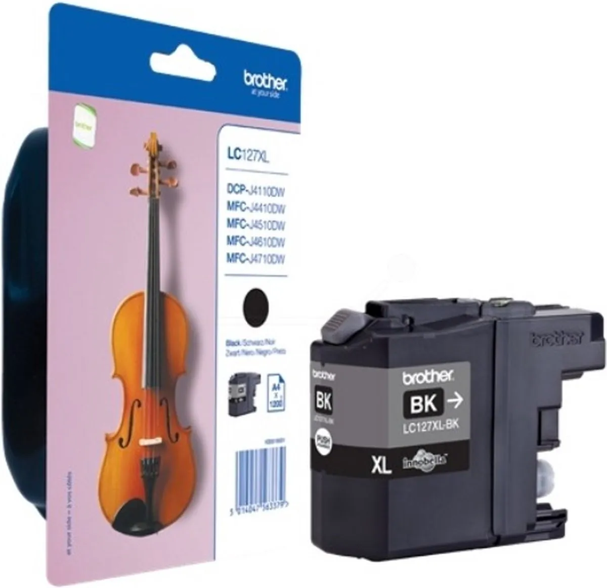 Brother LC-127XLBK Inktcartridge Zwart - Hoge Capaciteit
