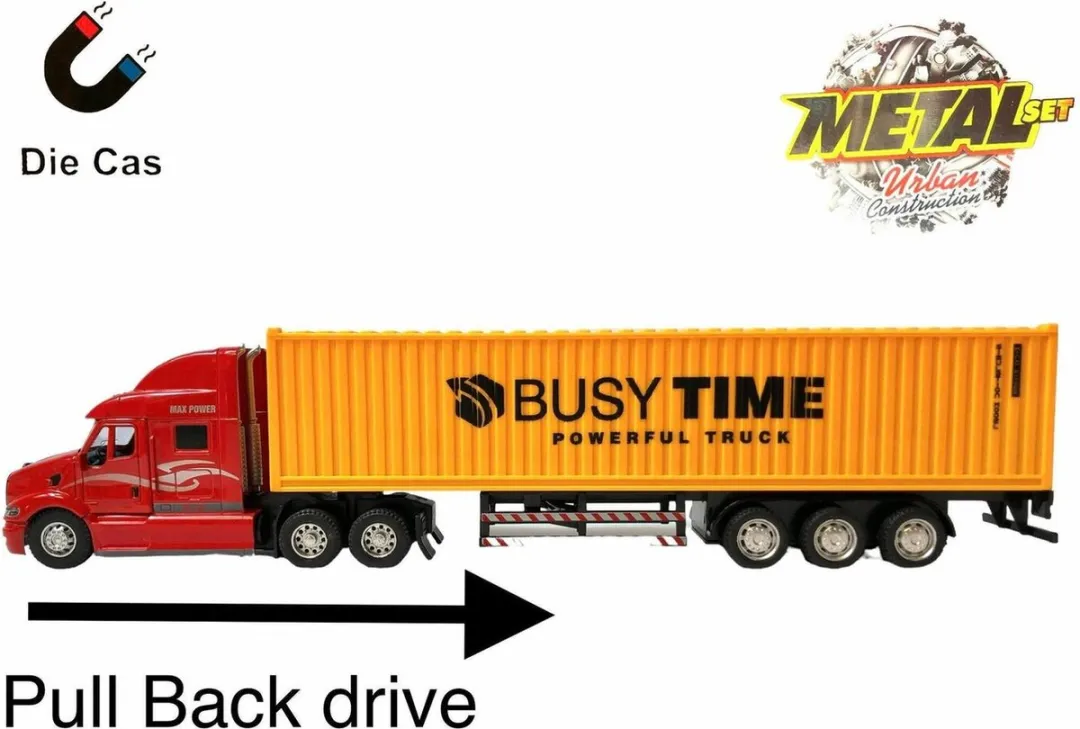 Vrachtwagen transporter met oplegger 40FT - Container Master (34.5cm)