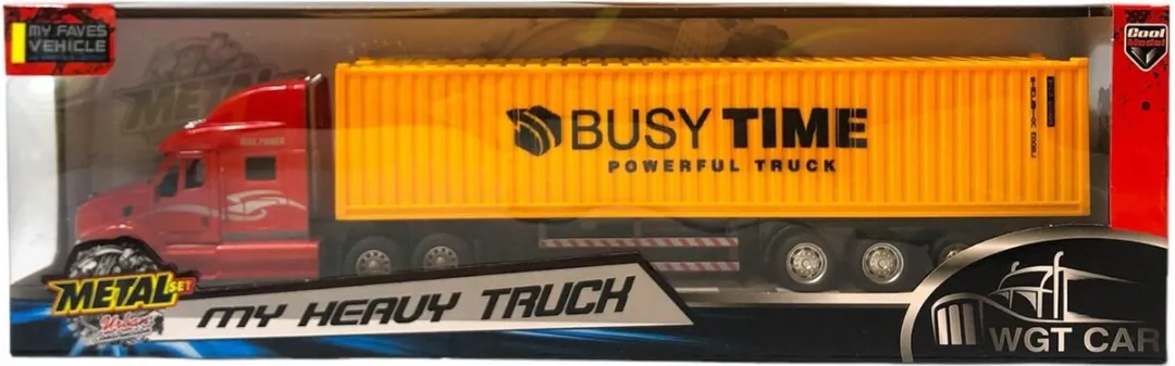 Vrachtwagen transporter met oplegger 40FT - Container Master (34.5cm)