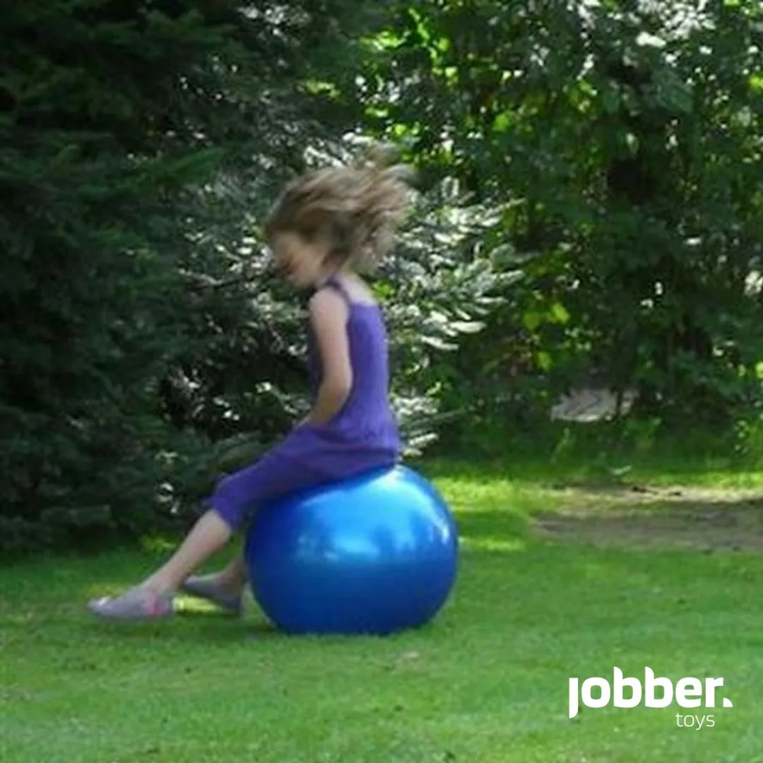 Jobber Skippybal Springbal 45cm - Blauw