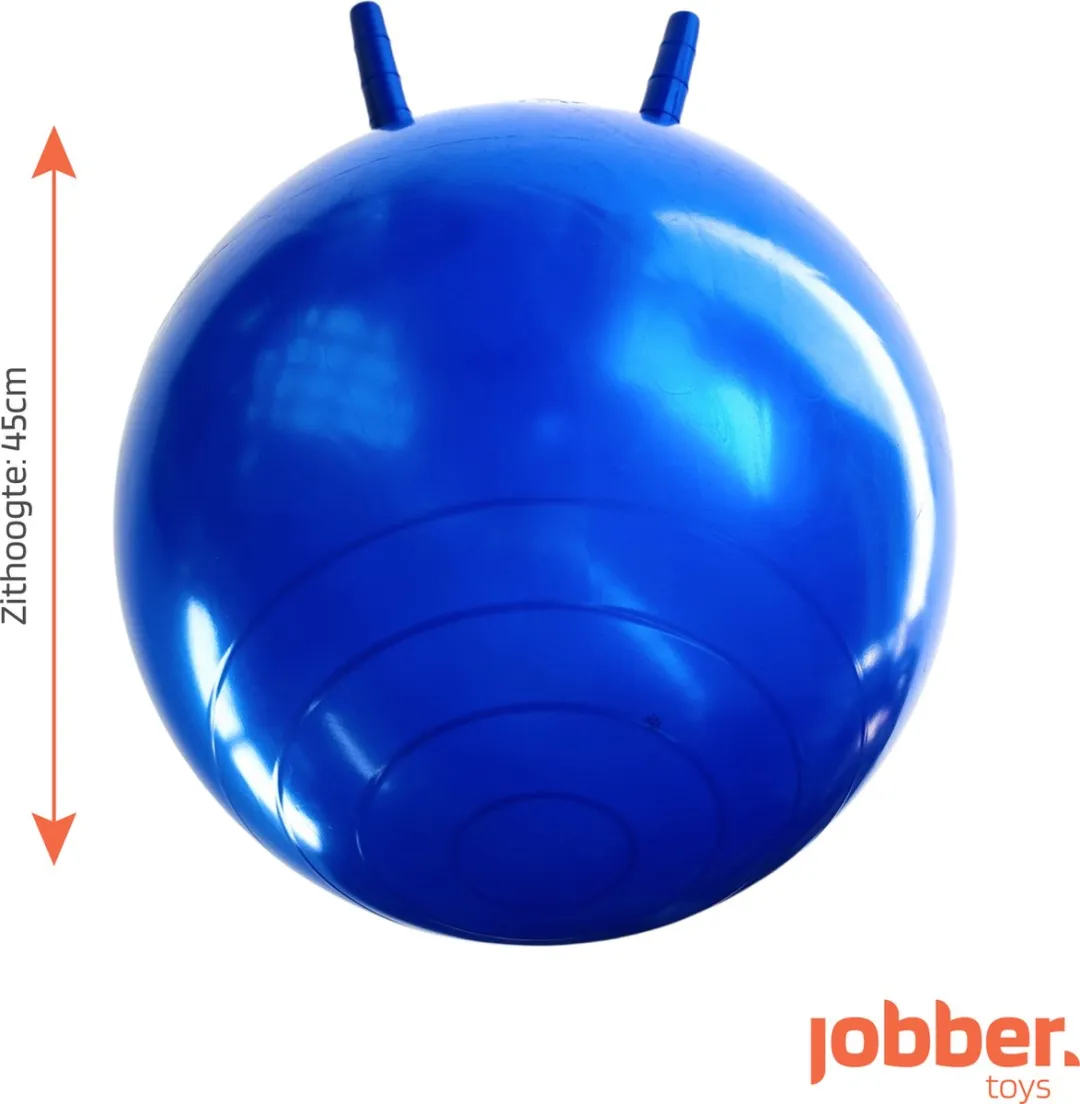 Jobber Skippybal Springbal 45cm - Blauw
