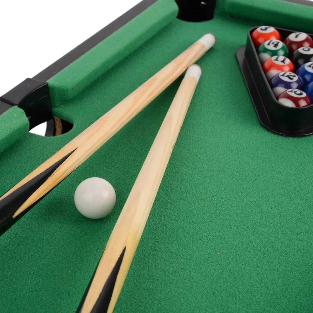 Toyrific Poolbiljarttafel 51cm - 20-delig