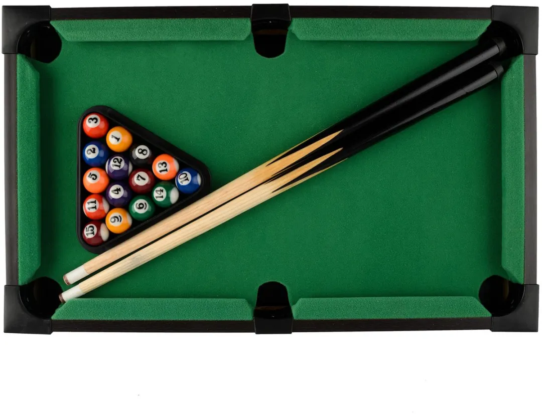 Toyrific Poolbiljarttafel 51cm - 20-delig