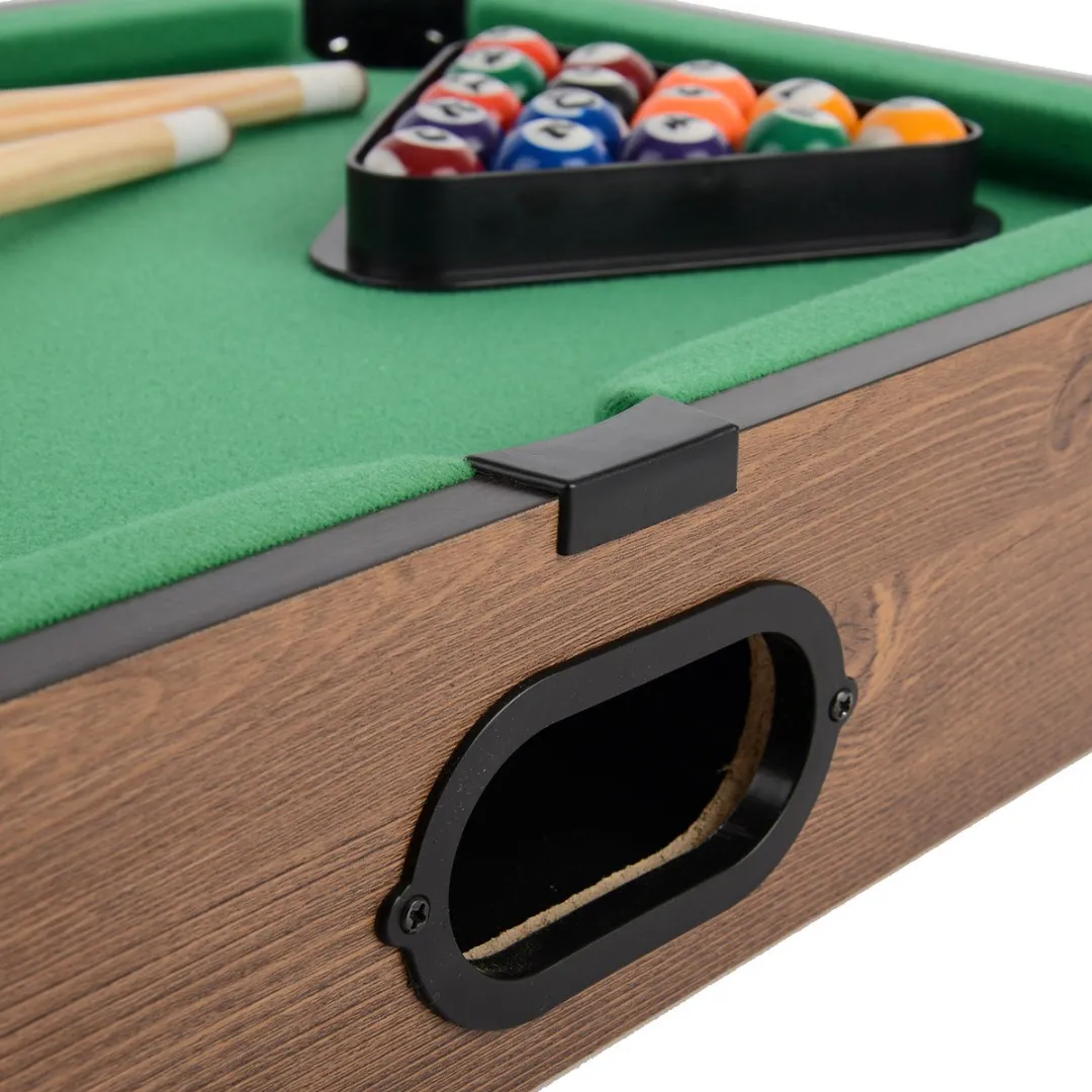 Toyrific Poolbiljarttafel 51cm - 20-delig