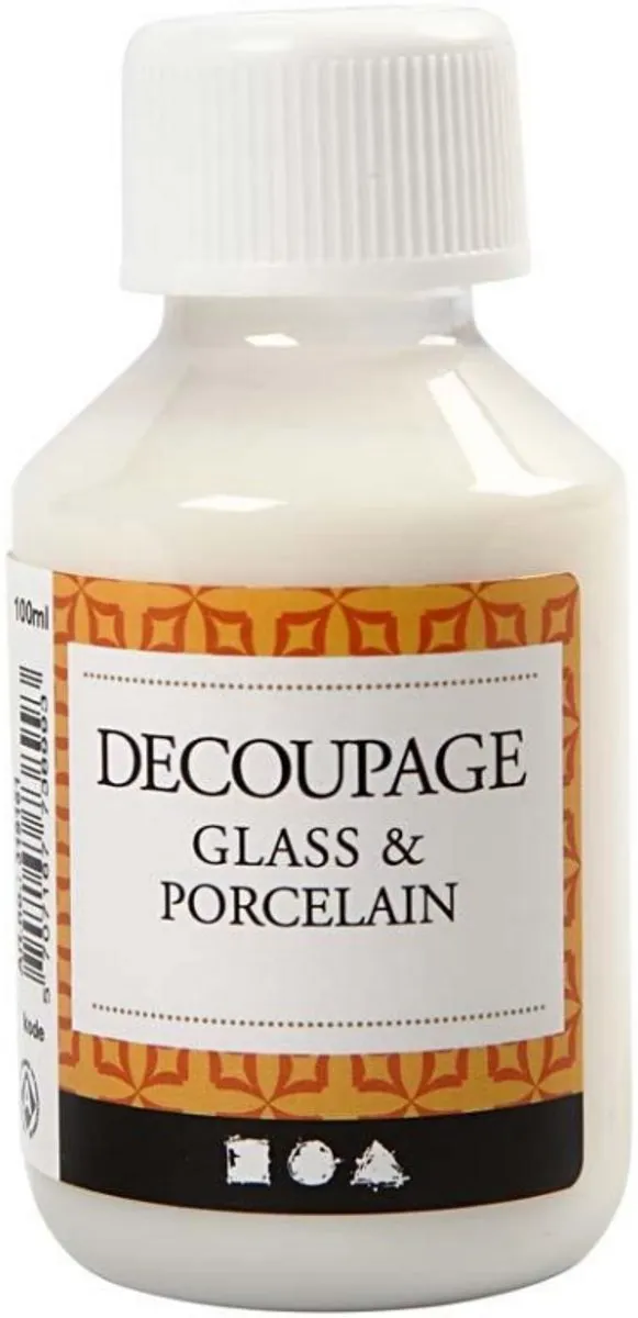 Creativ Company Decoupage Lijm Glas & Porselein 100ml