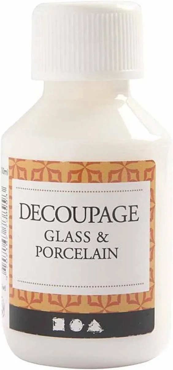 Creativ Company Decoupage Lijm Glas & Porselein 100ml