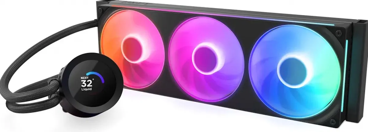 NZXT Kraken Plus 360 RGB RL-KR360-B2 - 3 Ventilatoren - Zwart