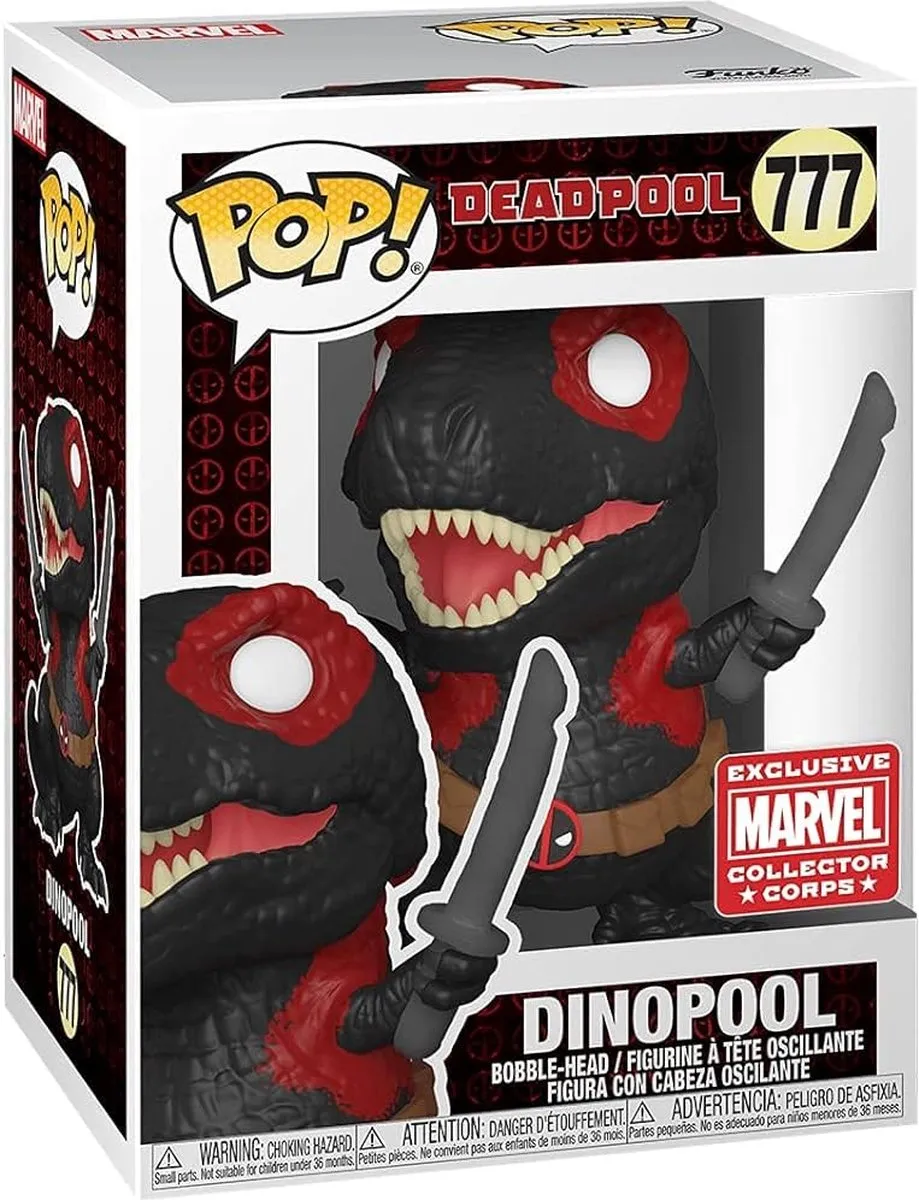Funko Pop! Marvel Dinopool #777 Collector Corps Exclusive