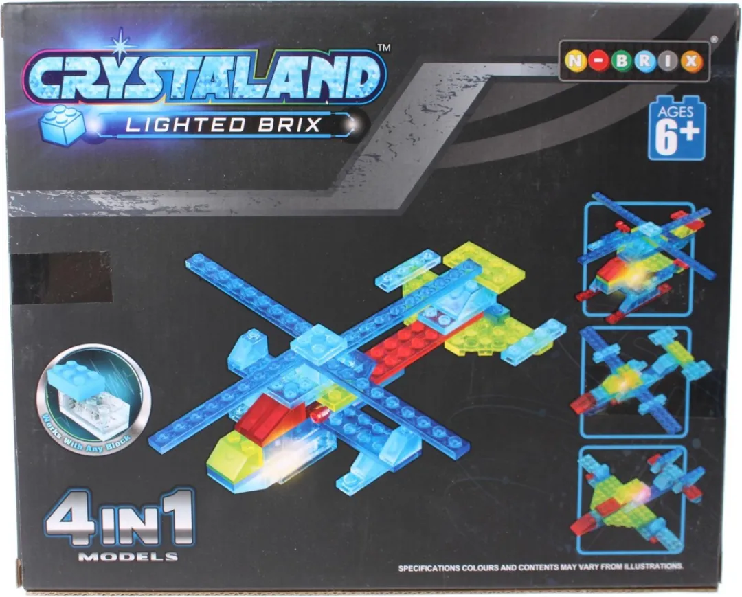 Johntoy Bouwpakket Crystaland 51-delig