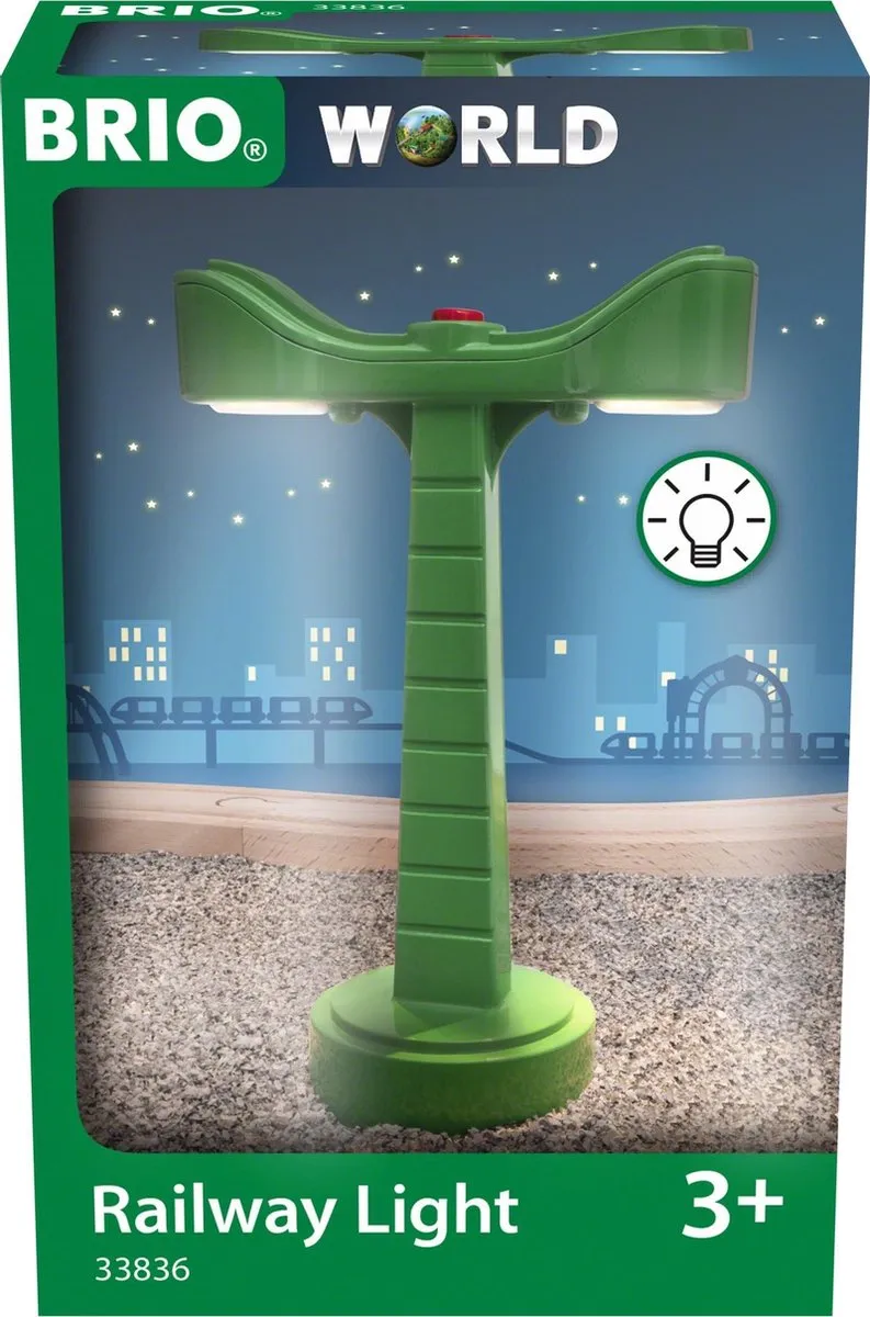 BRIO Spoorweglicht 33836 - Groen