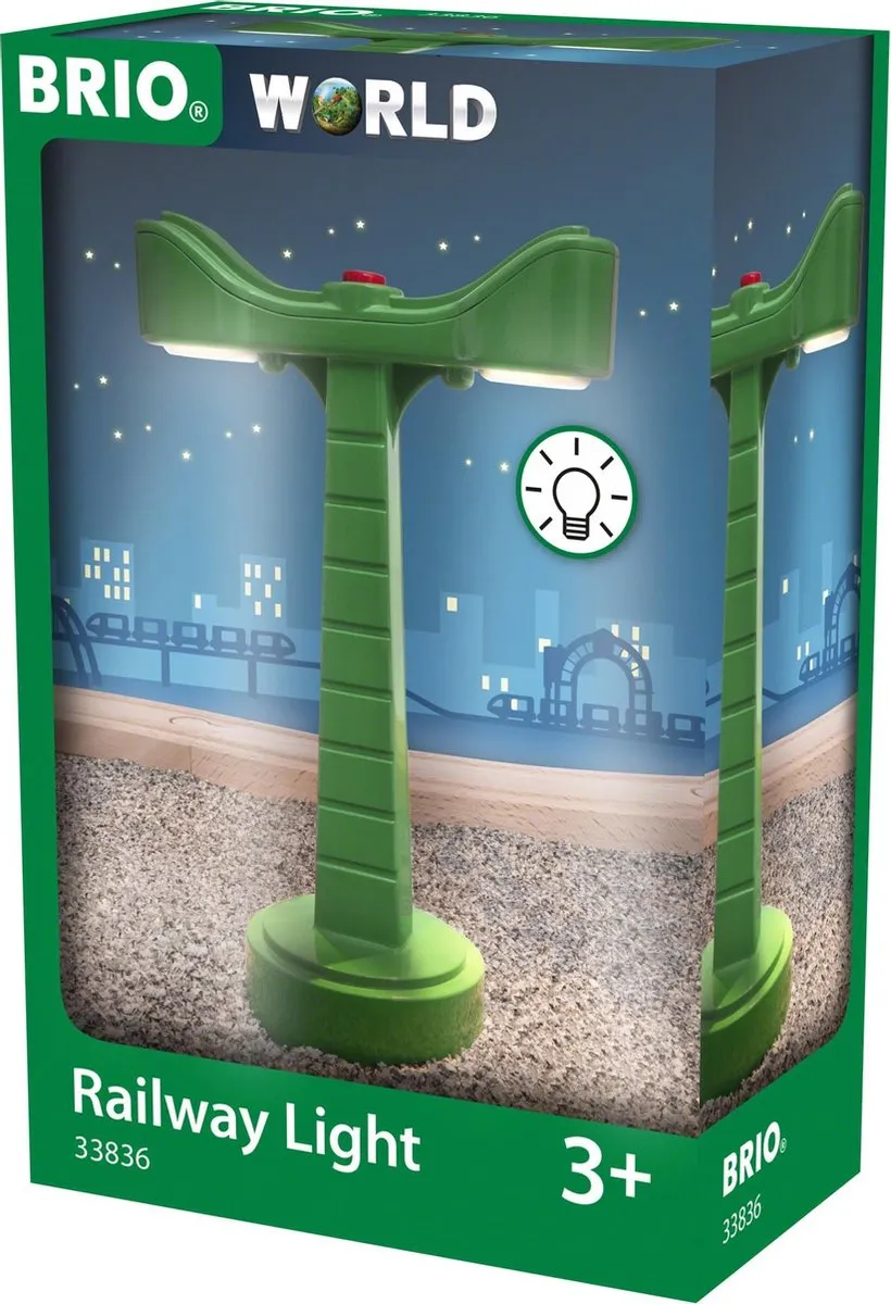 BRIO Spoorweglicht 33836 - Groen