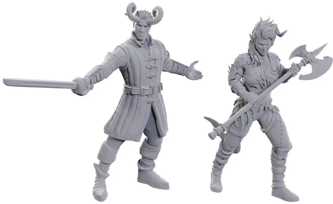 Wizkids D&D Nolzur's Baldur's Gate Wyll & Karlach Figuren - Grijs