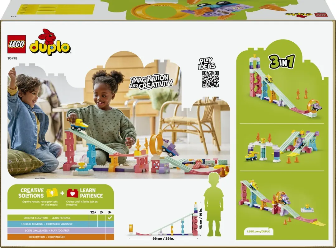 LEGO DUPLO 10478 Creatieve Hellingen - 111 Stukken - Meerkleurig