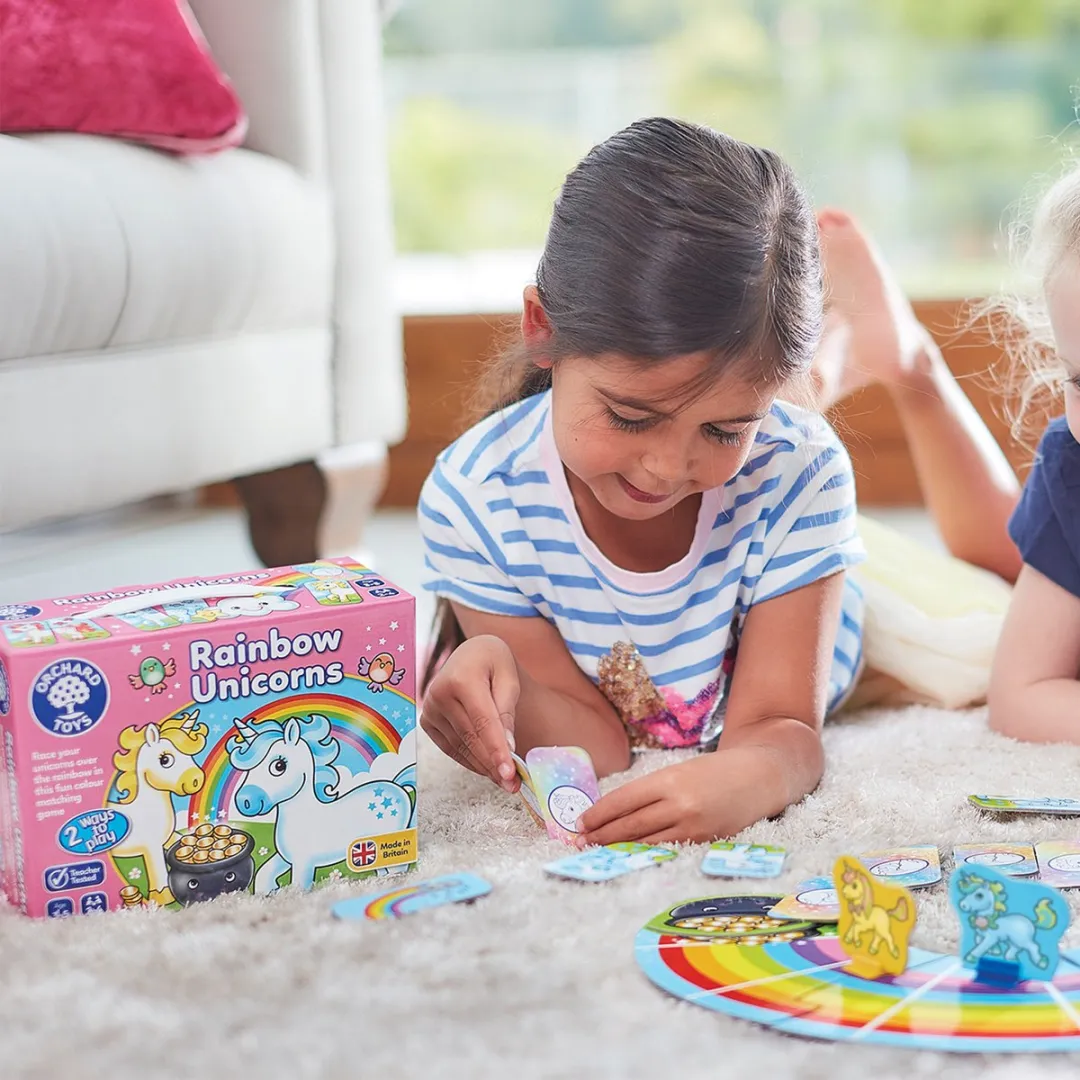 Orchard Toys Rainbow Unicorns Educatief Spel - 50 Kaarten