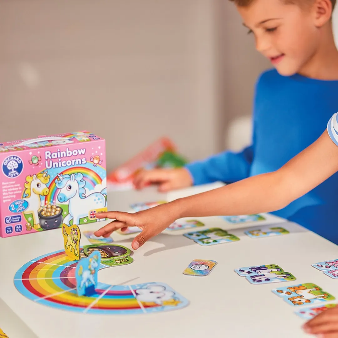 Orchard Toys Rainbow Unicorns Educatief Spel - 50 Kaarten