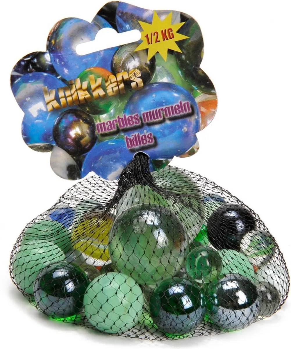 Hibba Knikkers 500 gram in een netje