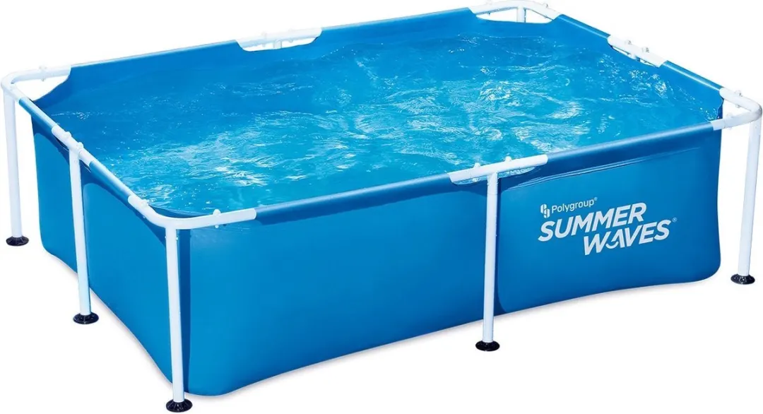 Summer Waves Zwembad 260x160x66cm - 2300L - Blauw - afbeelding 6 van 6