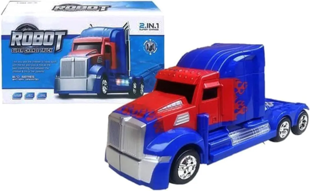 YJ Toys Robot Truck 2-in-1 2036-FW - Transformerend Voertuig - 24cm - Zwart - afbeelding 6 van 6