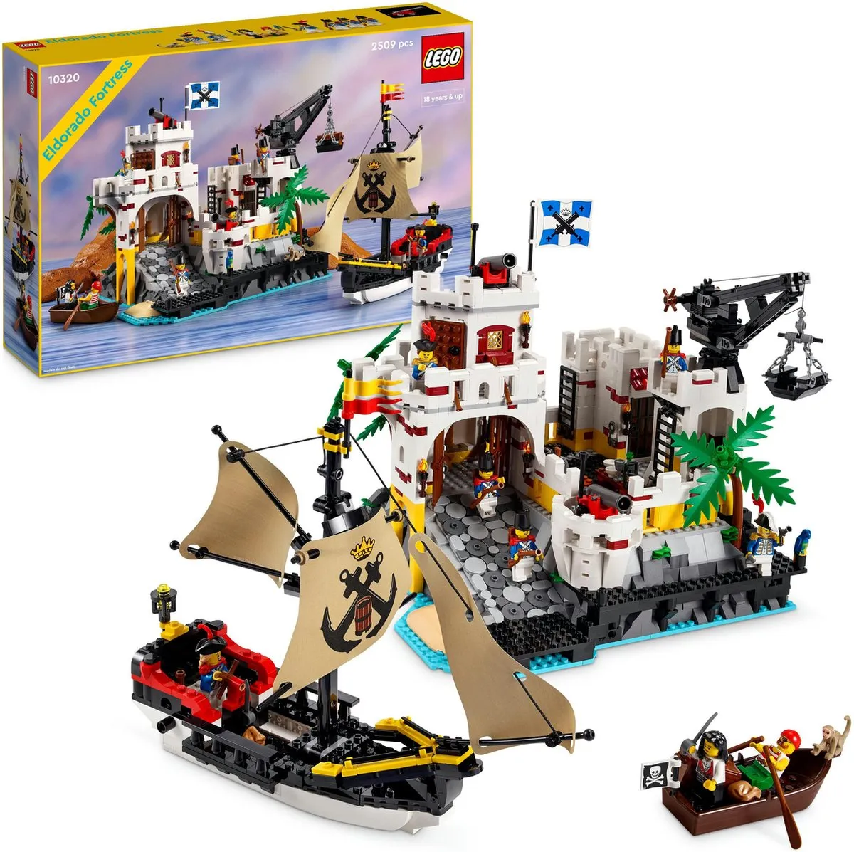 LEGO Icons Eldorado Fort 10320 - 2509 Stukken