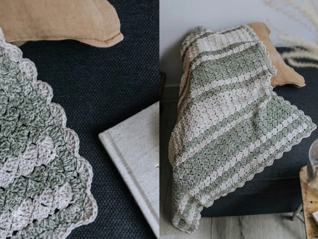 Durable Stripes Haakpakket Groen - 12 Bollen Cosy Fine Faded