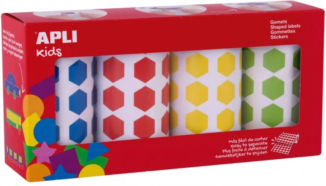 Apli Kids Zeshoekige Stickers 20mm