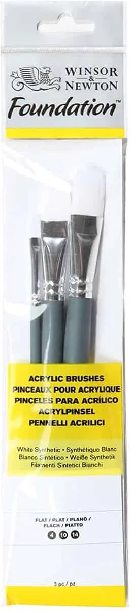 Winsor & Newton Foundation Acrylverf Penselen Set