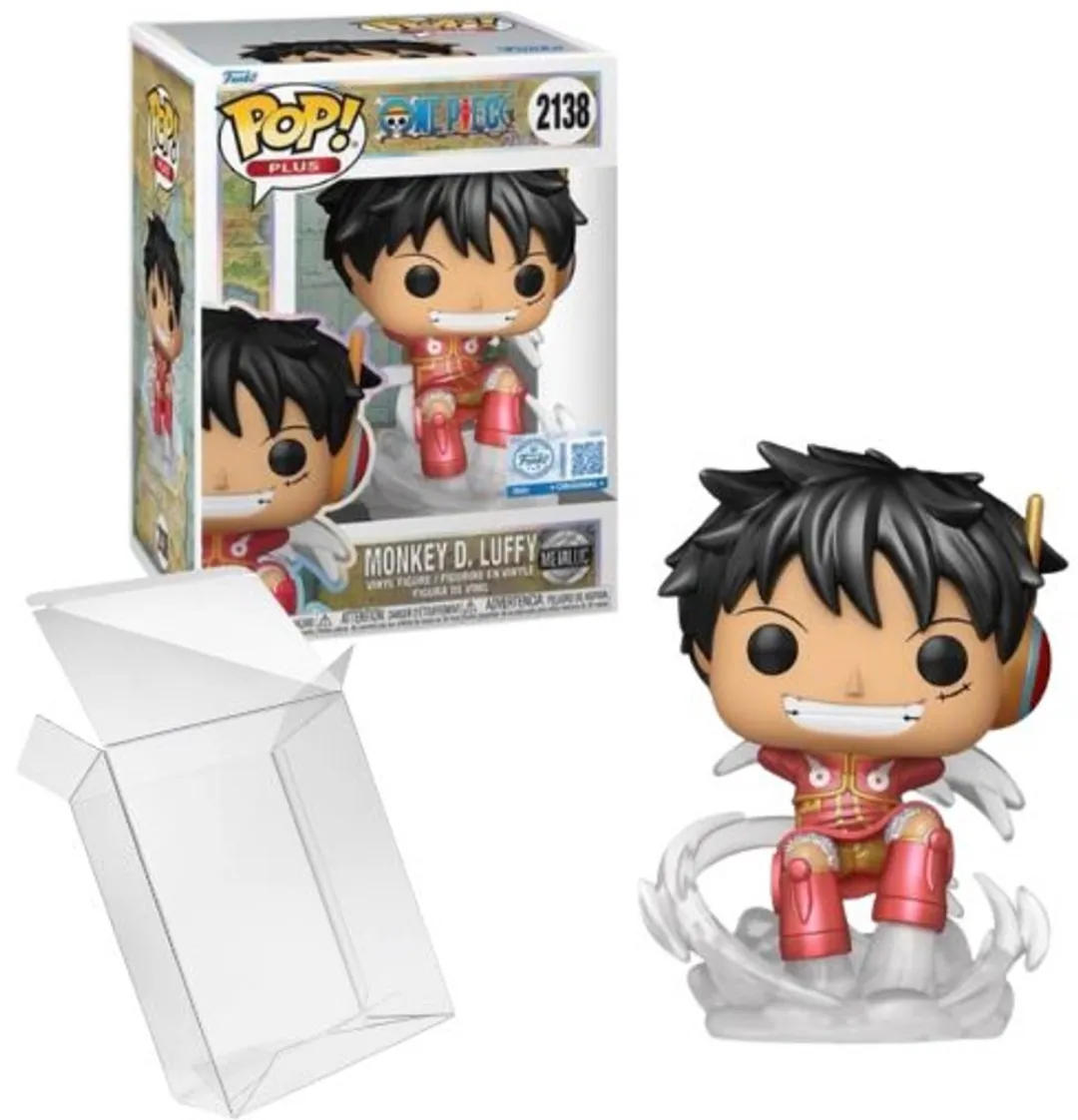 Funko Pop! Plus One Piece Monkey D. Luffy Metallic #2138
