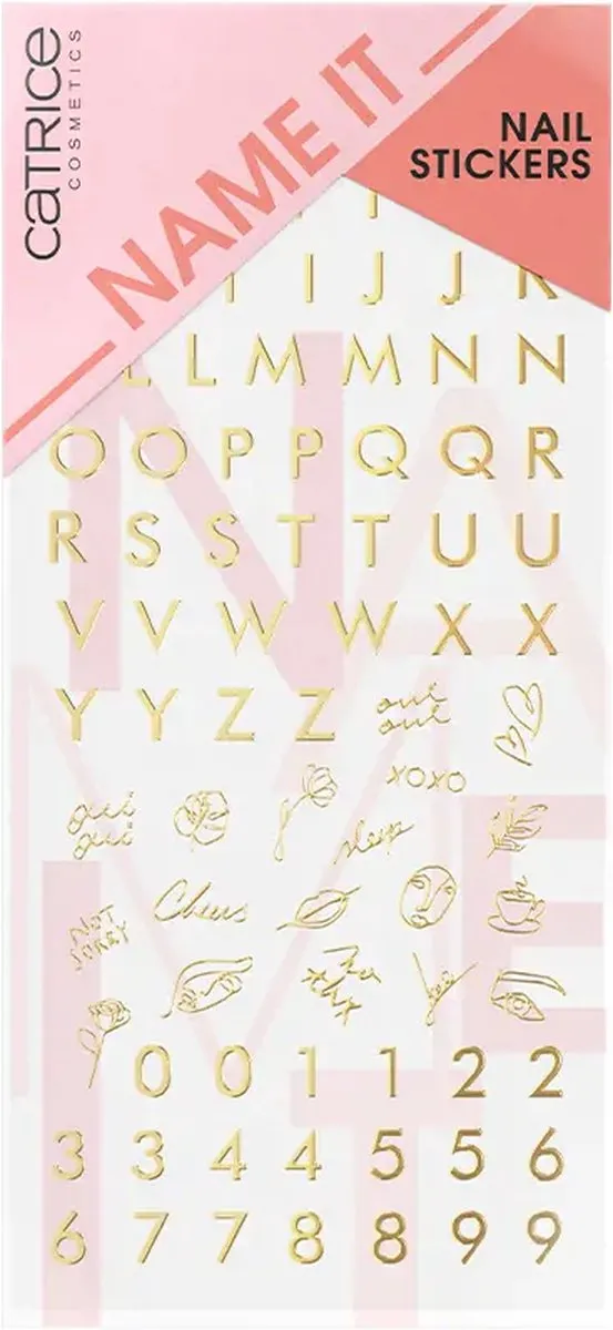 Catrice Name It Nailartstickers - Goud - 9 Stuks