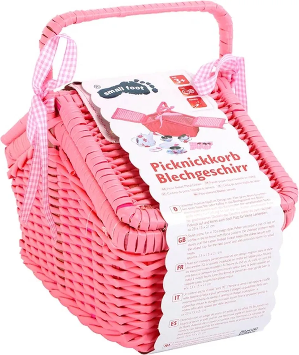 Small Foot Picknickmand Multicolor