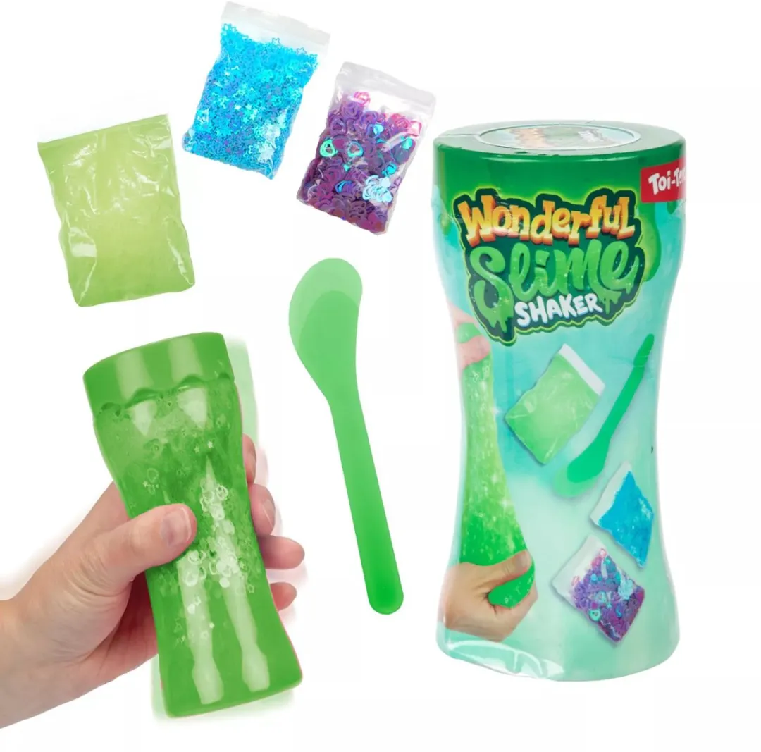 Toi-Toys Unicorn Glitter Slijmset - Roze/Groen