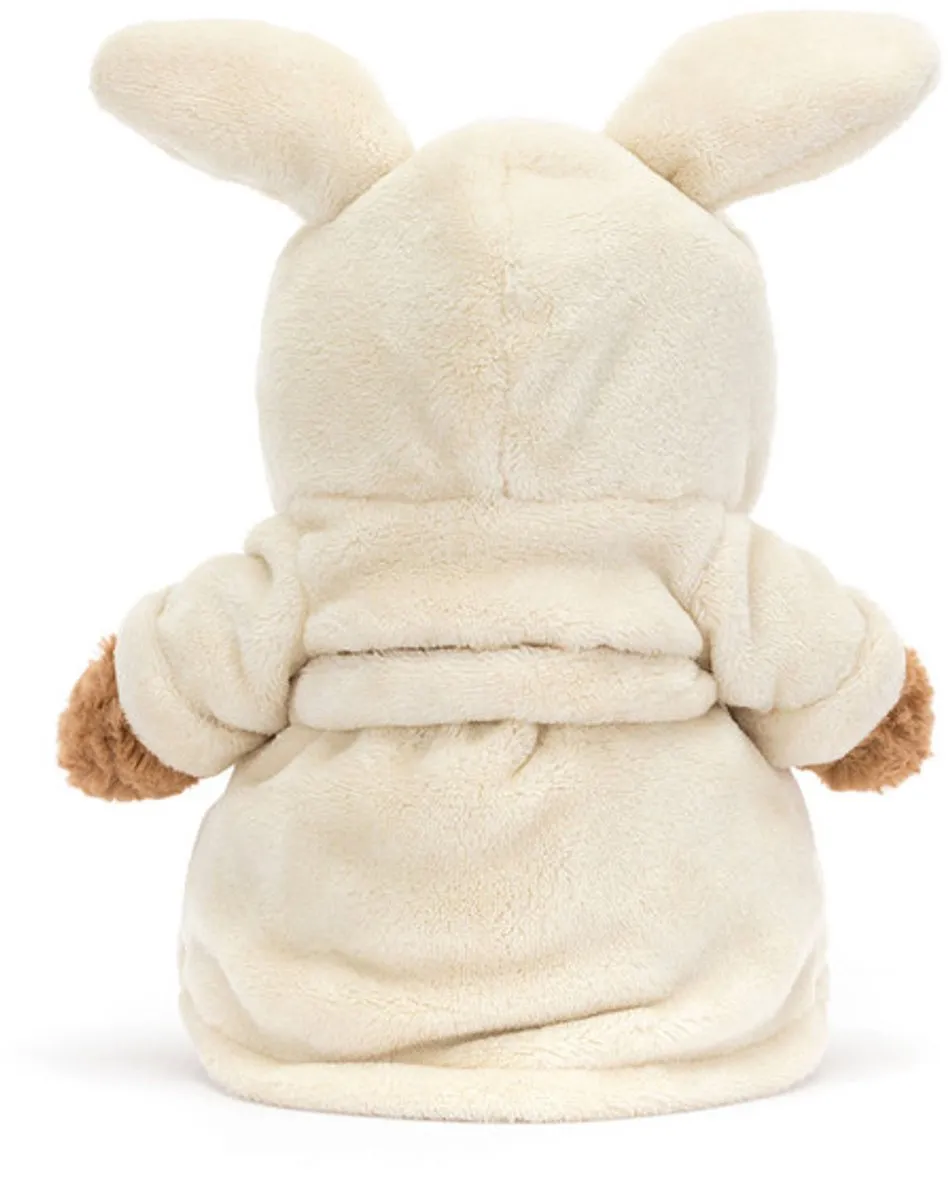Jellycat Knuffels - Bartholomew Bear Bathrobe Outfit - Beer in Badjas - Teddybeer - Knuffelbeer - Knuffel - 31 cm - Geschikt voor alle leeftijden