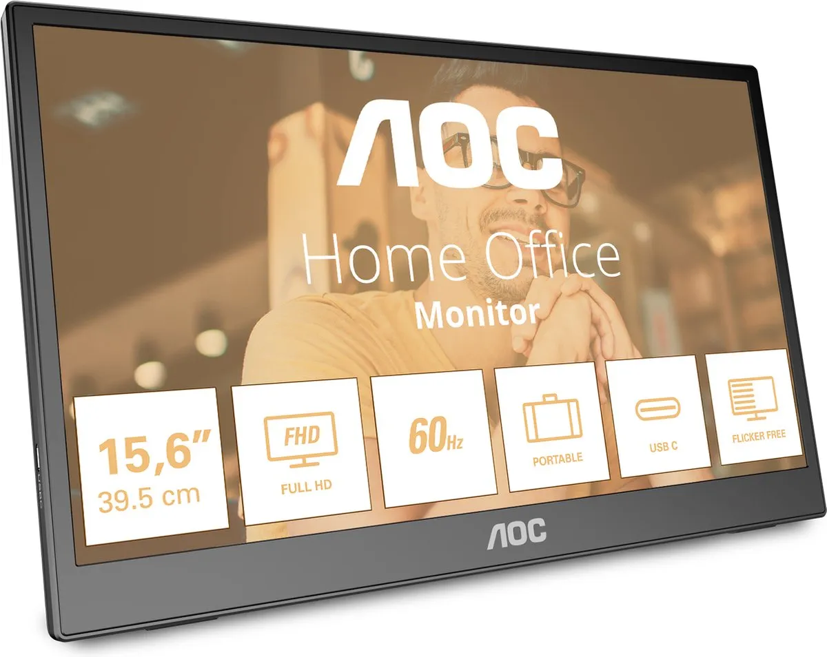 AOC T2 16T3EA Full HD Monitor 15.6" - 60Hz