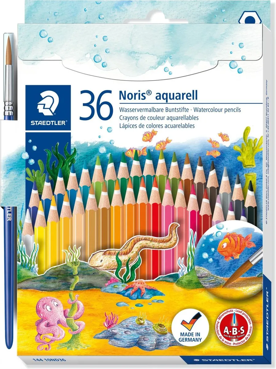 STAEDTLER Noris Aquarell Kleurpotloodset 36 Stuks