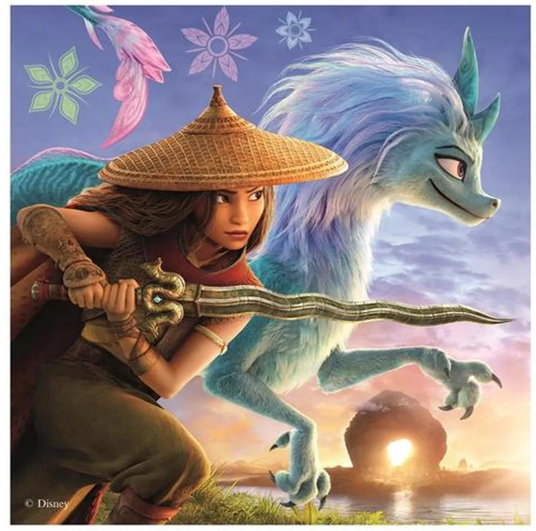 Dino Toys Raya en Vrienden Puzzels - 3x55 Stuks - Allerlei