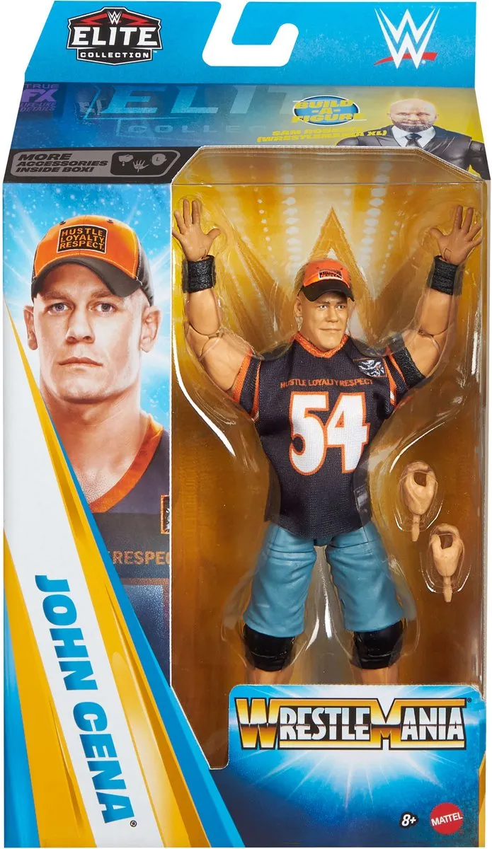 Mattel WWE John Cena WrestleMania Actiefiguur - Multicolor