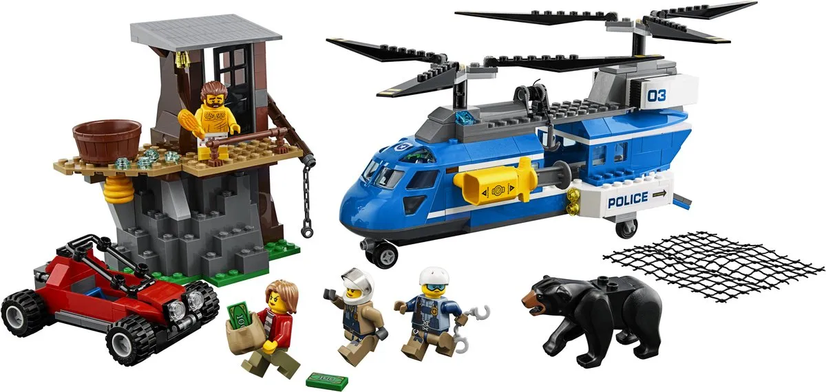 LEGO City Bergpolitie Bergarrestatie 60173 - 303 Stukken
