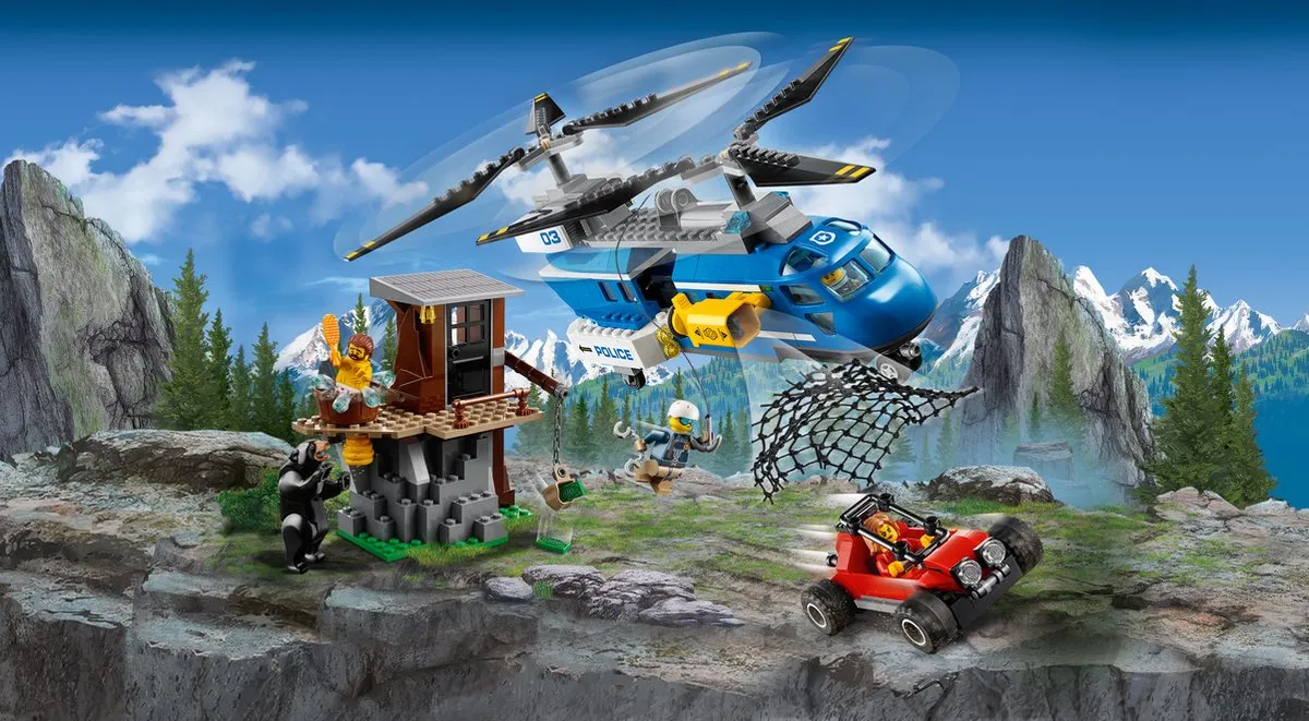 LEGO City Bergpolitie Bergarrestatie 60173 - 303 Stukken - afbeelding 6 van 6