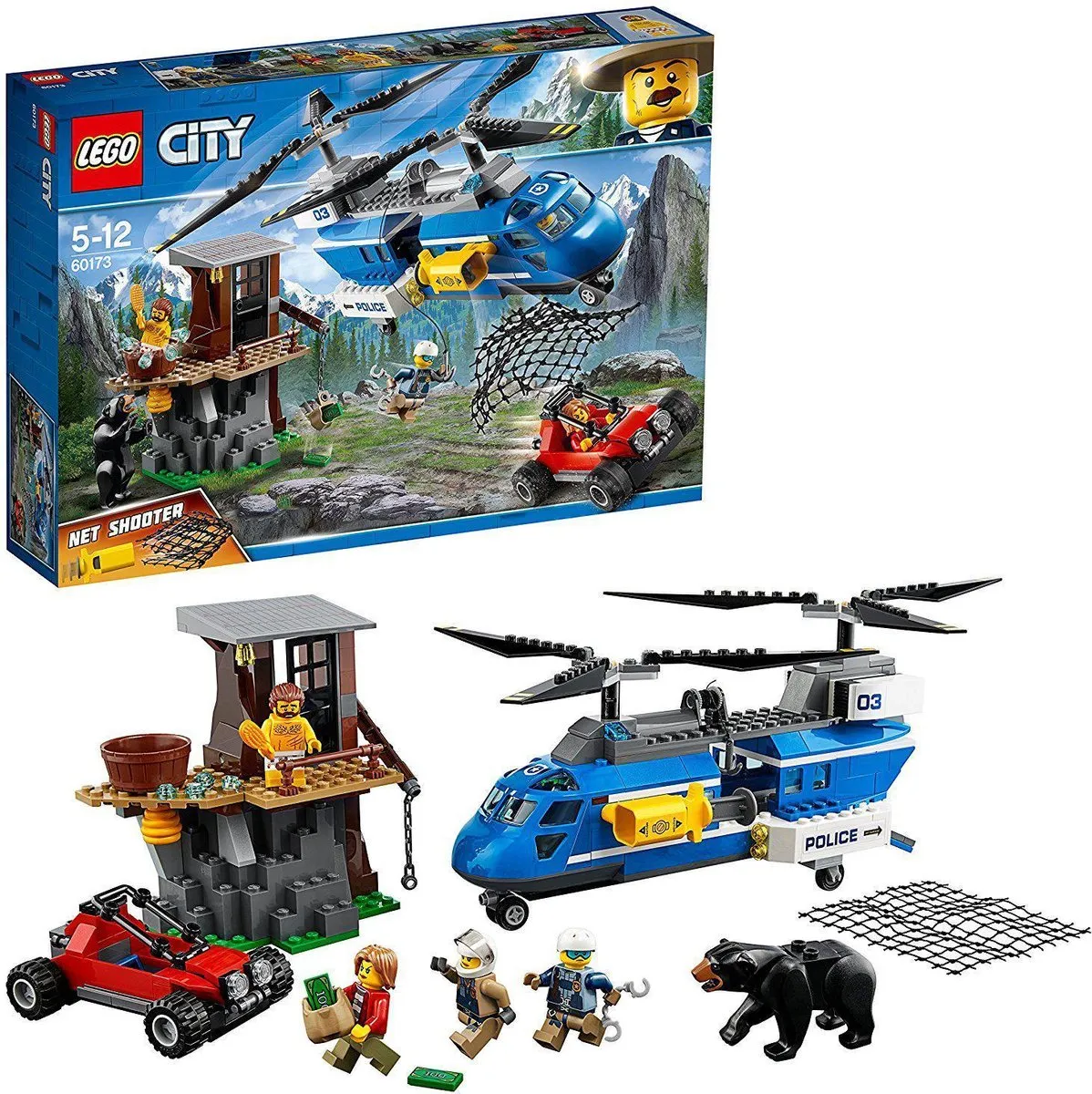 LEGO City Bergpolitie Bergarrestatie 60173 - 303 Stukken