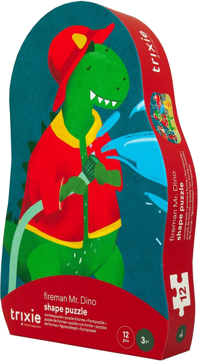 Trixie Vormenpuzzel Brandweerman Mr. Dino