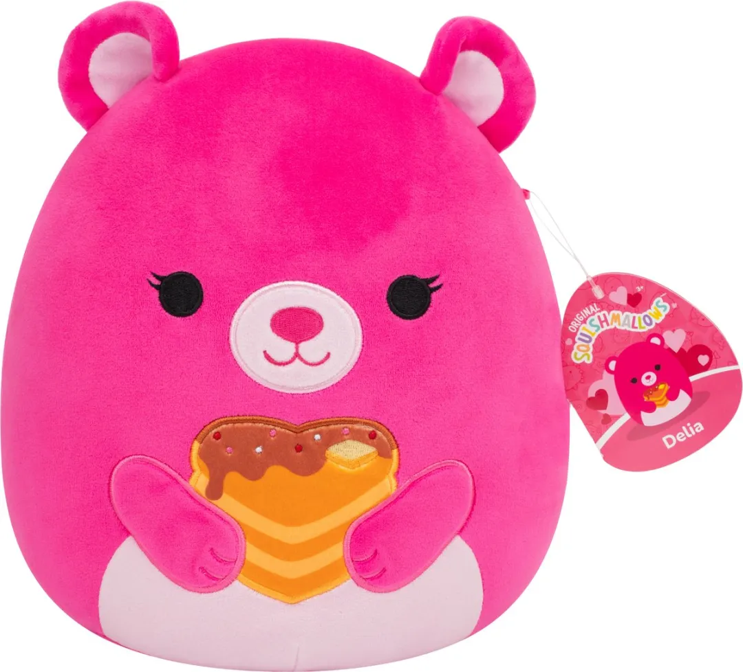 Squishmallows Delia Roze Berenknuffel 19cm