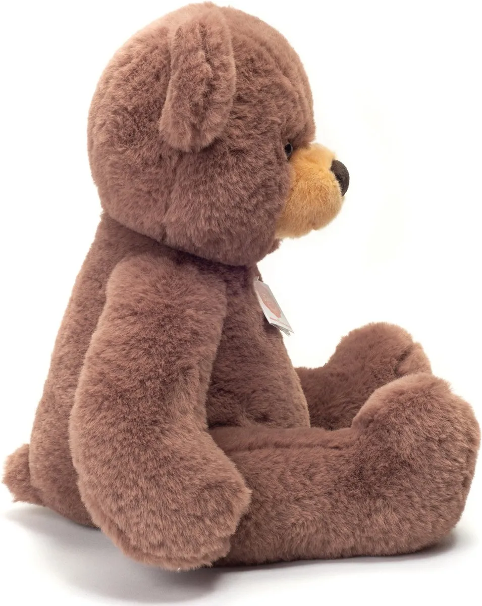 Hermann Teddy Knuffeldier beer Mikai - zachte pluche stof - premium kwaliteit knuffels - bruin - 40 cm - Beren