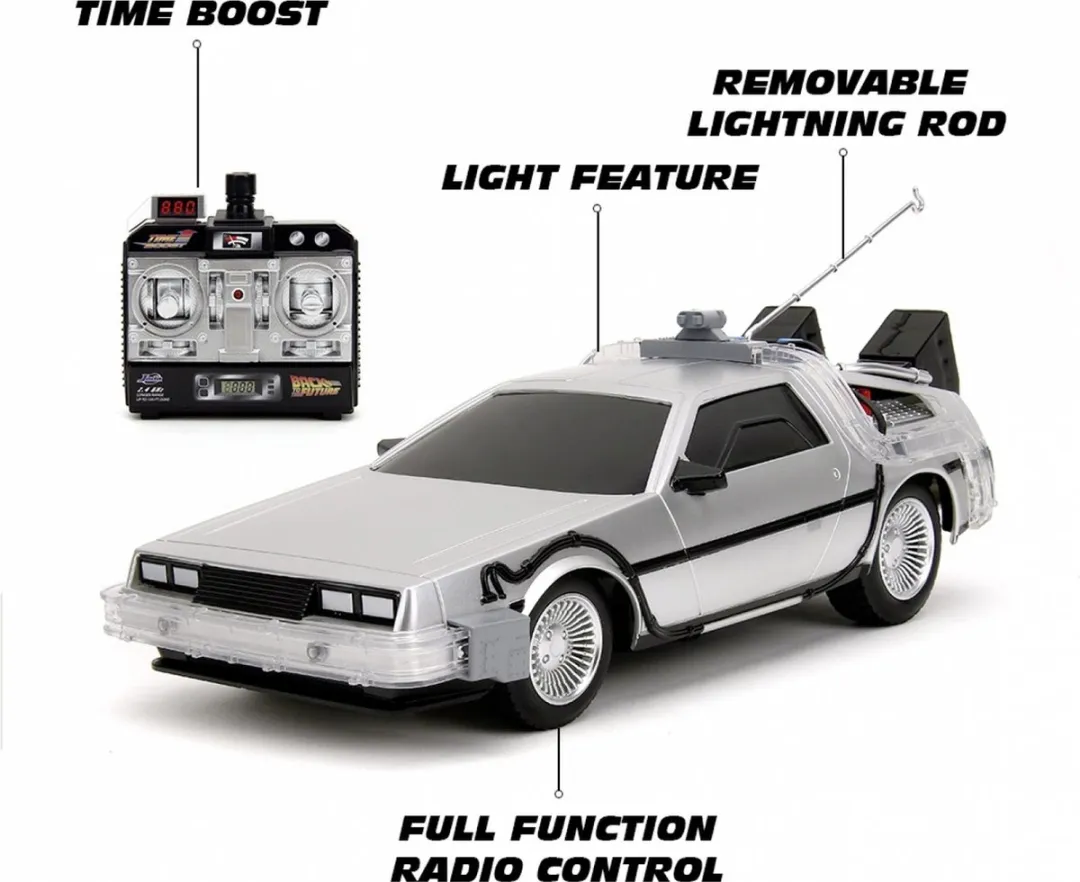 Jada Toys Back to the Future RC Time Machine 1:16 - Zilver